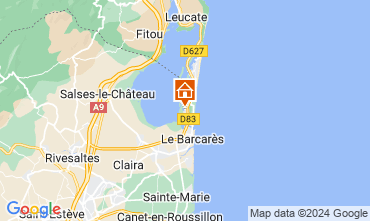 Karte Le Barcares Haus 10542