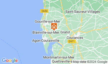 Karte Blainville-sur-Mer Ferienunterkunft auf dem Land 60256