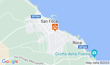Karte San Foca Appartement 128687