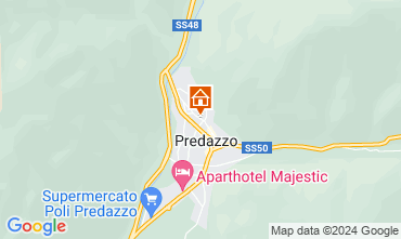 Karte Predazzo Appartement 116178