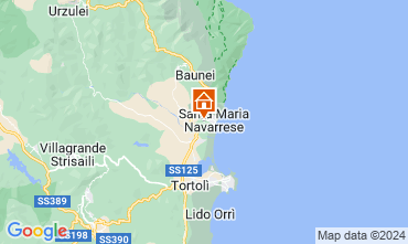 Karte Santa Maria Navarrese Villa 110023