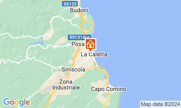 Karte La Caletta Appartement 128869