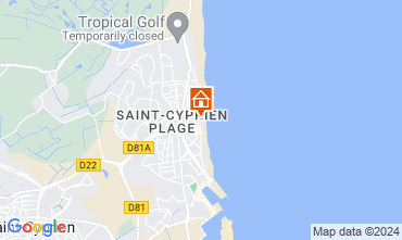 Karte Saint Cyprien Plage Appartement 73638