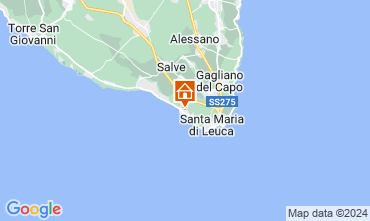 Karte Santa Maria di Leuca Appartement 79321