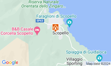 Karte Scopello Appartement 125915