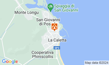 Karte La Caletta Appartement 126686