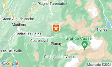Karte Champagny en Vanoise Appartement 102107