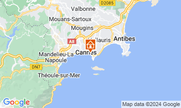 Karte Cannes Studio 128452