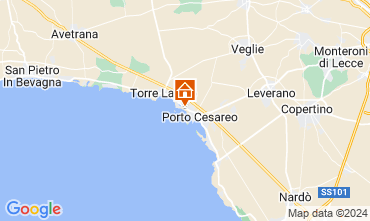 Karte Porto Cesareo Appartement 97328