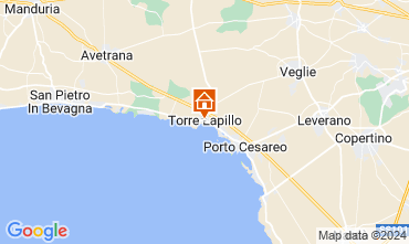 Karte Porto Cesareo Appartement 125561