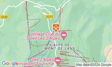 Karte Les 2 Alpes Appartement 120571