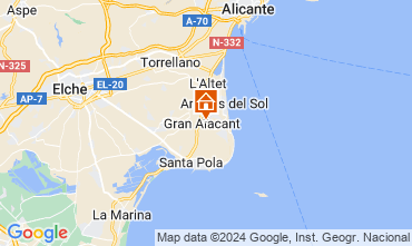 Karte Alicante Villa 77982