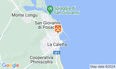 Karte La Caletta Appartement 109175