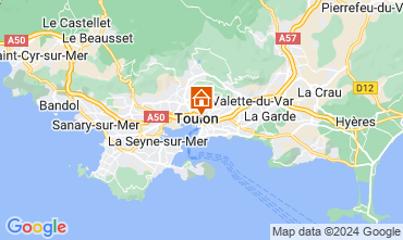 Karte Toulon Studio 92574