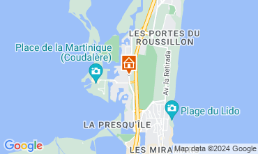 Karte Le Barcares Haus 119456