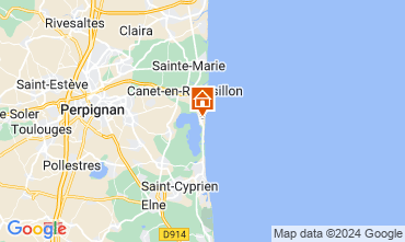 Karte Canet-en-Roussillon Studio 61472