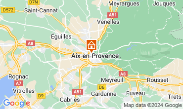Karte Aix en Provence Appartement 125790