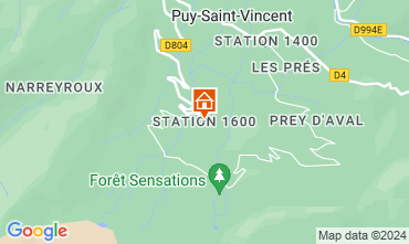 Karte Puy Saint Vincent Appartement 67748