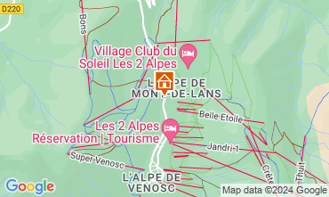 Karte Les 2 Alpes Appartement 85753