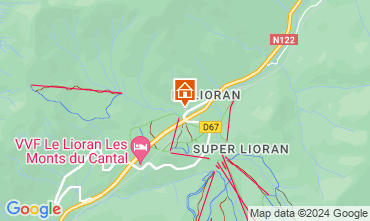 Karte Le Lioran Appartement 116083