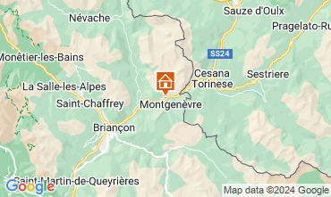 Karte Montgenvre Chalet 57805
