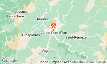 Karte Vallon-Pont-D'Arc Appartement 32319