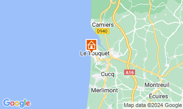 Karte Le Touquet Appartement 84476