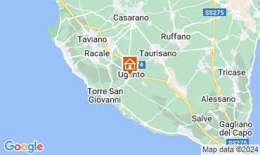 Karte Ugento - Torre San Giovanni Haus 128217