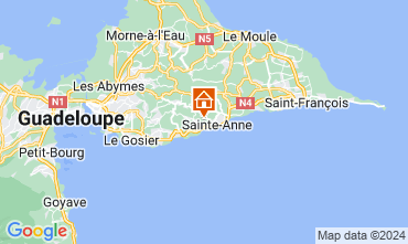 Karte Sainte Anne (Guadeloupe) Haus 8025