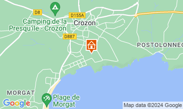 Karte Crozon Haus 127716