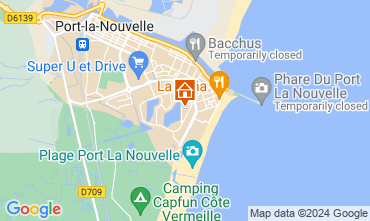 Karte Port La Nouvelle Haus 128569