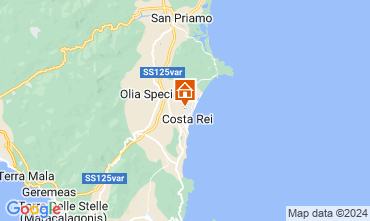 Karte Costa Rei Villa 128517