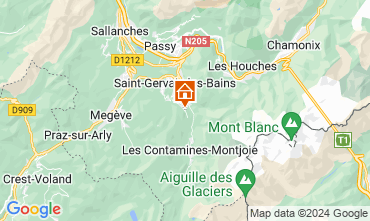 Karte Saint Gervais Mont-Blanc Chalet 119487