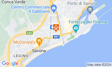 Karte Savona Appartement 46813