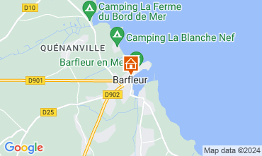 Karte Barfleur Ferienunterkunft auf dem Land 113106