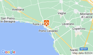 Karte Porto Cesareo Appartement 81636