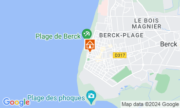 Karte Berck-Plage Studio 92993