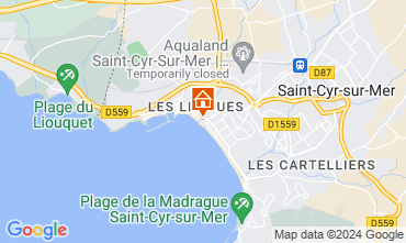 Karte Saint Cyr sur Mer Appartement 119367