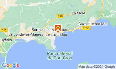 Karte Le Lavandou Appartement 118987