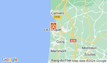 Karte Le Touquet Appartement 92348