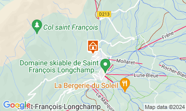 Karte Saint Franois Longchamp Chalet 77938