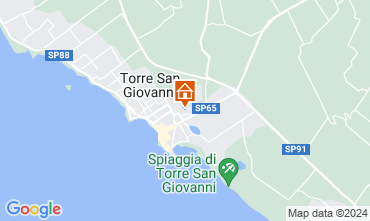 Karte Ugento - Torre San Giovanni Appartement 94615