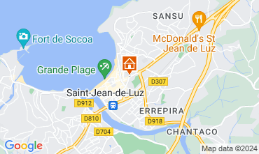Karte Saint Jean de Luz Appartement 122594