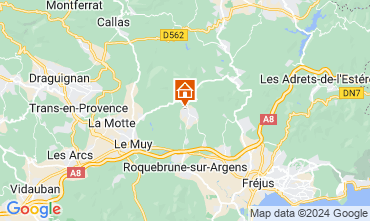 Karte Roquebrune sur Argens Villa 76912