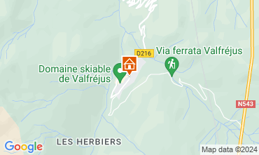 Karte Valfrjus Chalet 91266