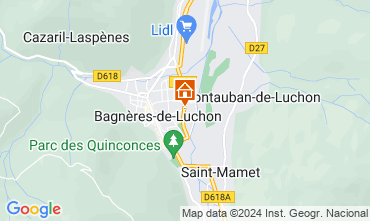 Karte Bagnres-de-Luchon Appartement 118225
