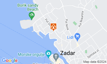 Karte Zadar Appartement 24286