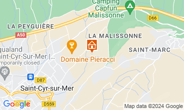 Karte Saint Cyr sur Mer Haus 117777