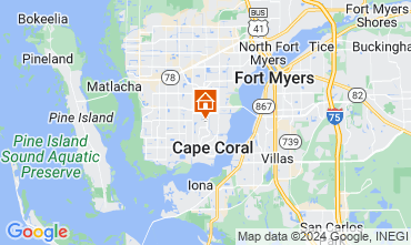 Karte Cape Coral Villa 106569