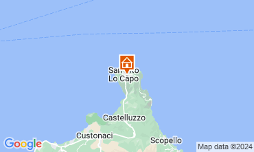 Karte San Vito lo Capo Appartement 113574